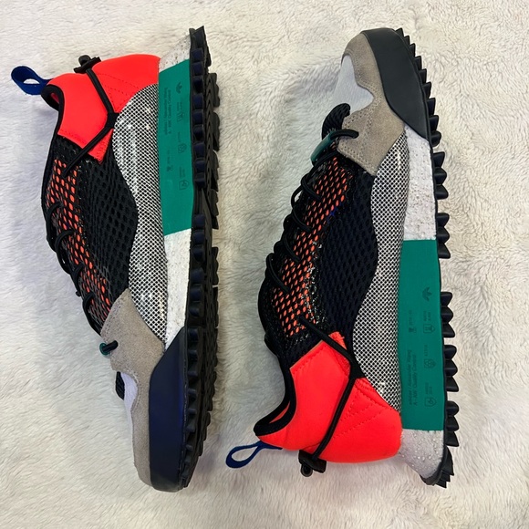 RARE ADIDAS ORIGINALS X ALEXANDER WANG REISSUE RUN SOLAR RED - Size 12 - Picture 2 of 14